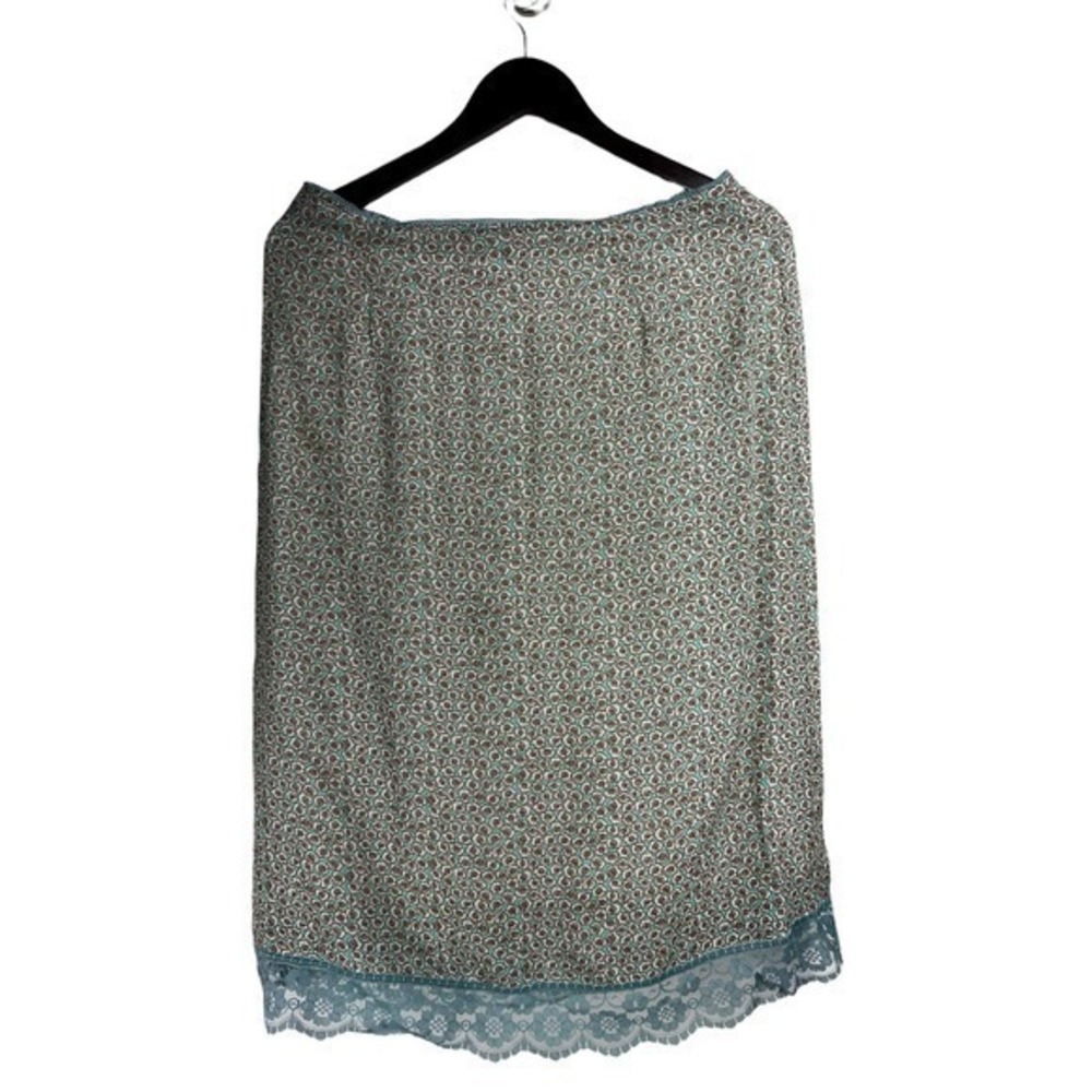 Vanilia skirt green size 38 Medium knee length